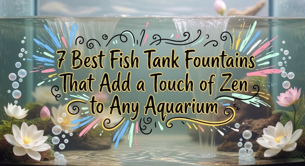 aquarium fountain list recommendations