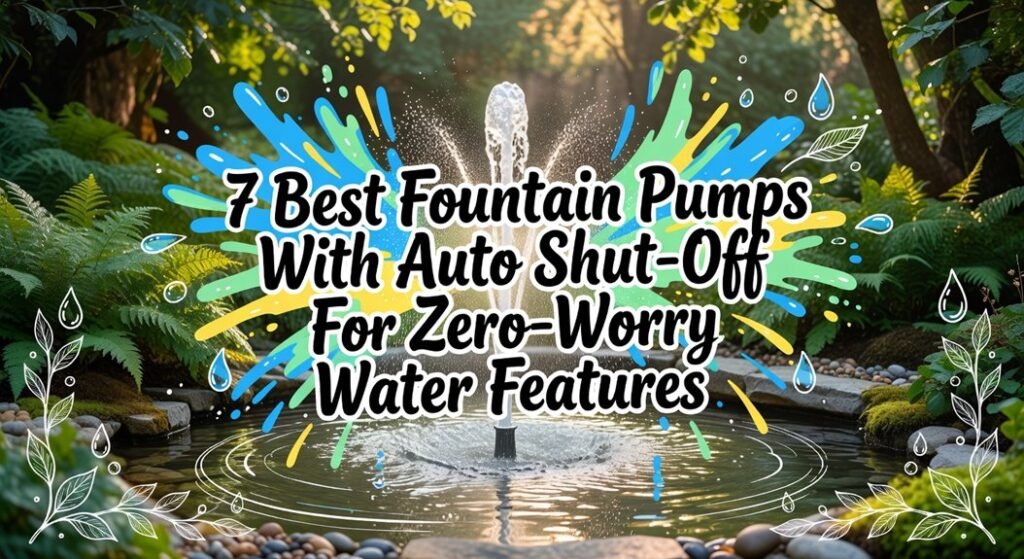 auto shut off fountain pumps