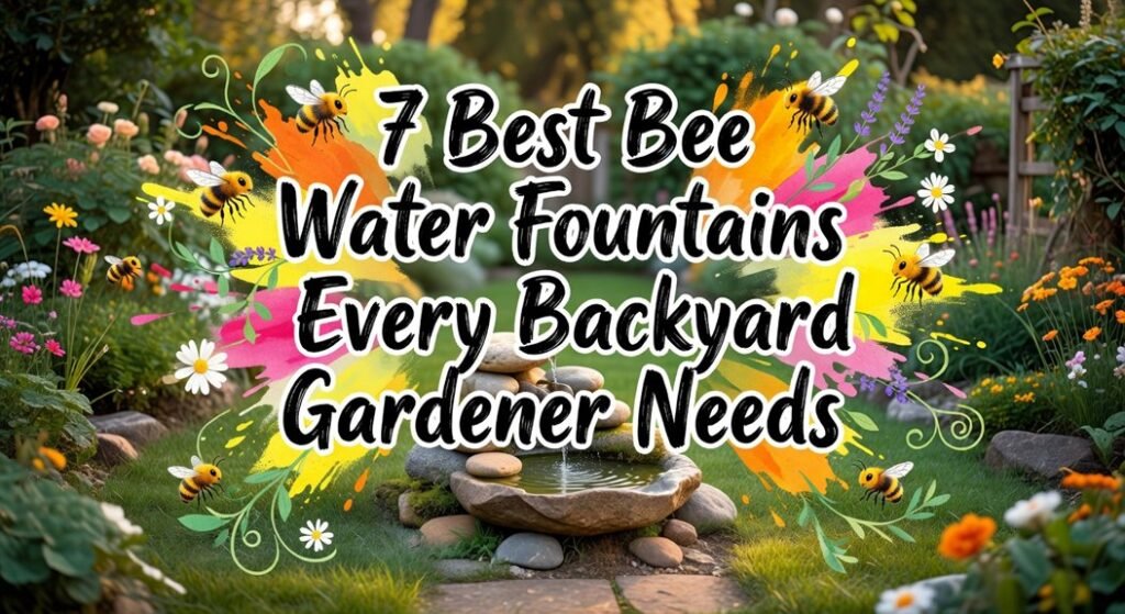 backyard bee watering solutions