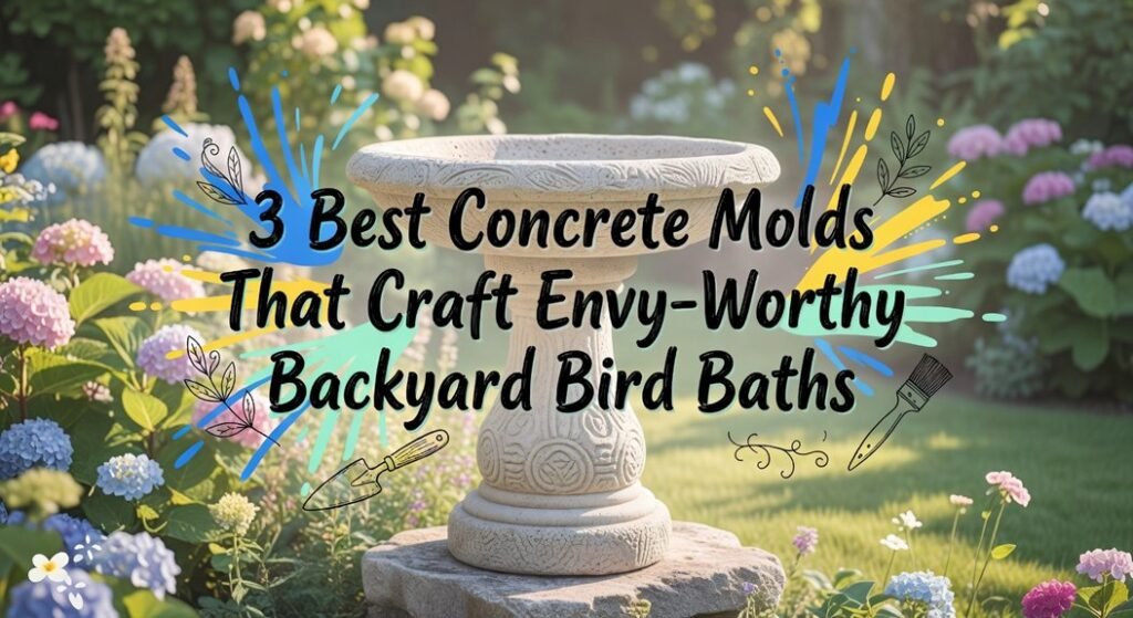 backyard bird bath molds