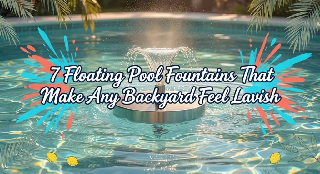 backyard luxury water features