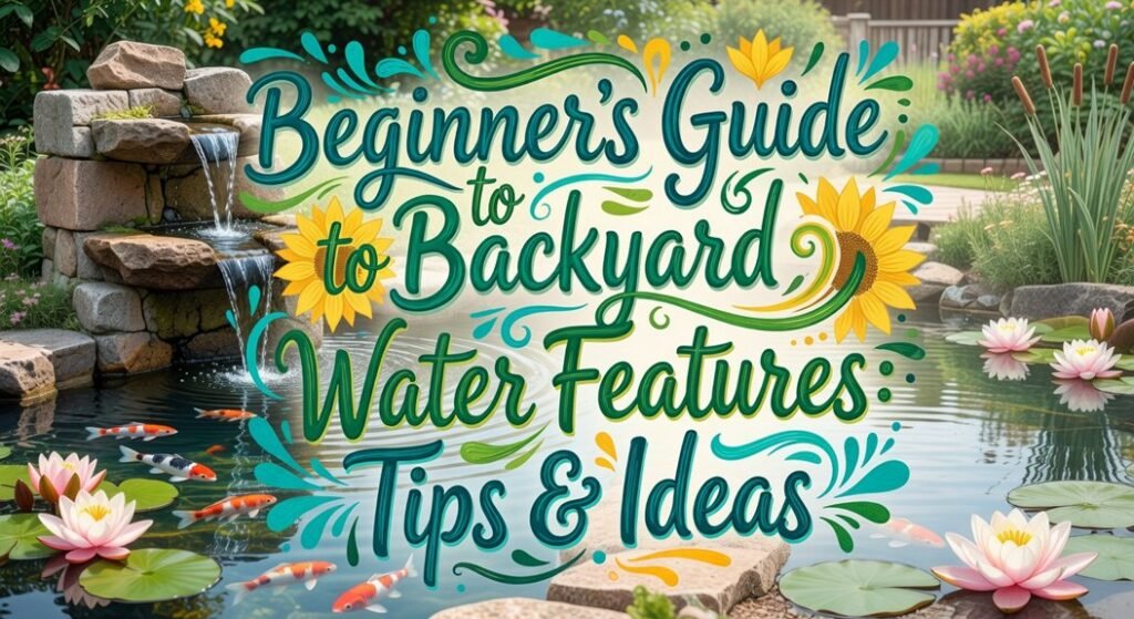 backyard water feature guide