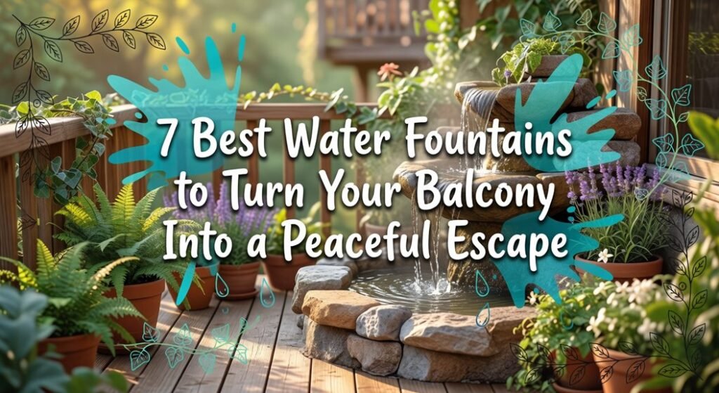 balcony water fountain recommendations