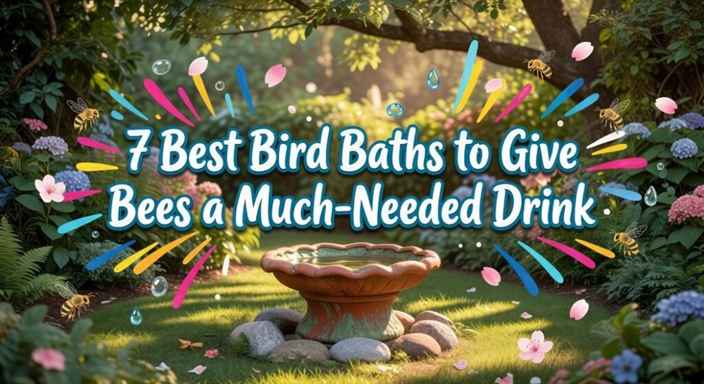 bee friendly bird baths
