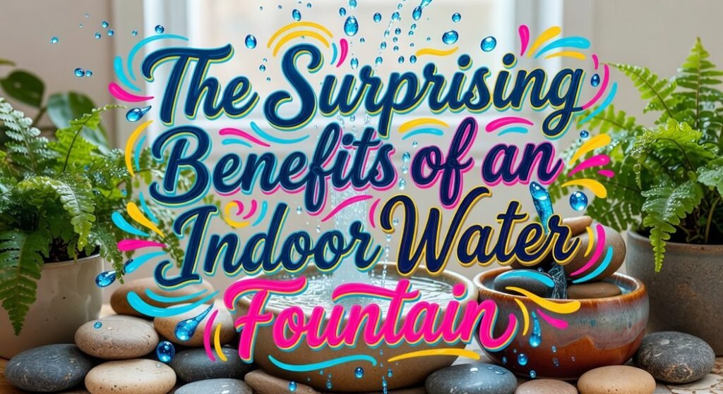 benefits indoor water fountain