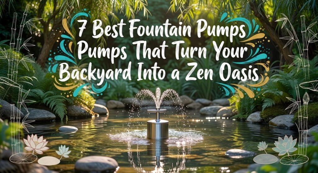best backyard fountain pumps