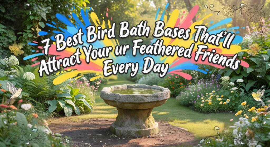 best bird bath bases