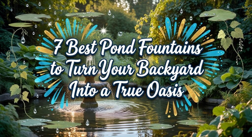 best decorative water features