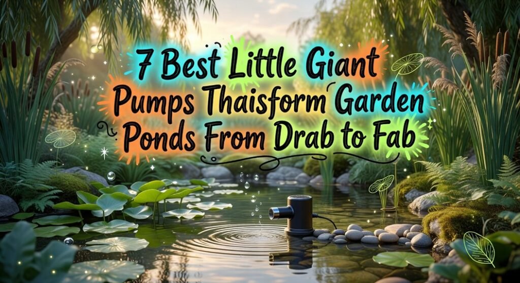 best garden pond pumps
