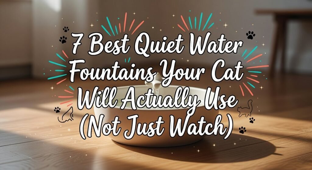 best quiet cat fountains
