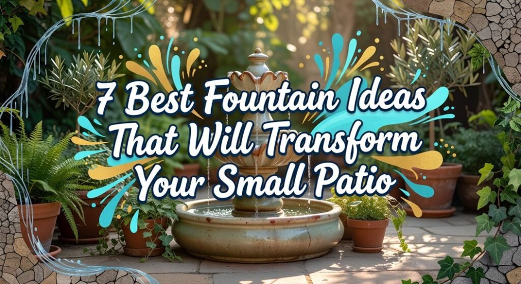 best small patio fountain ideas