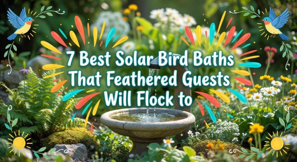 best solar bird bath options