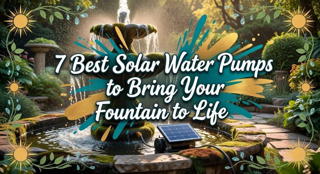 best solar fountain pumps