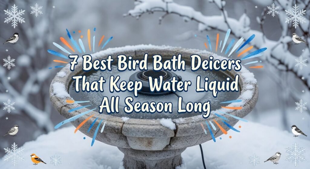 best winter bird bath heaters