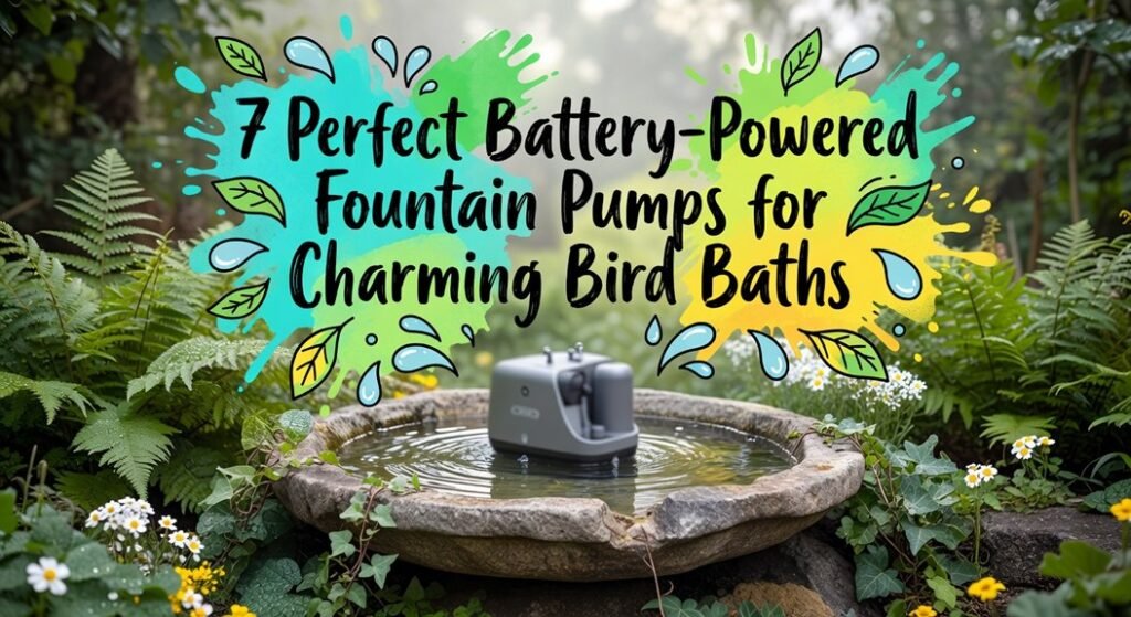bird bath fountain pumps