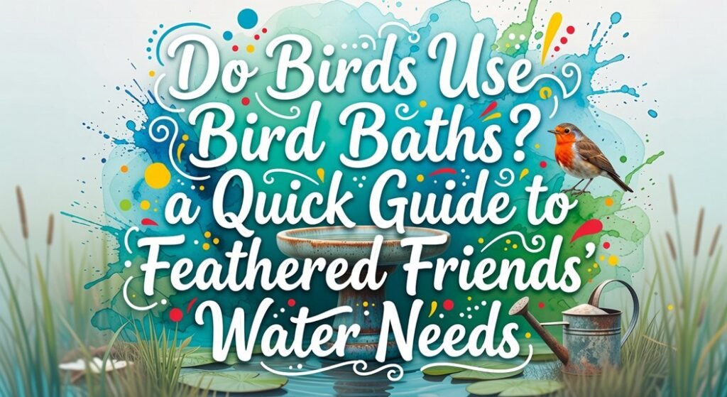 birds need water