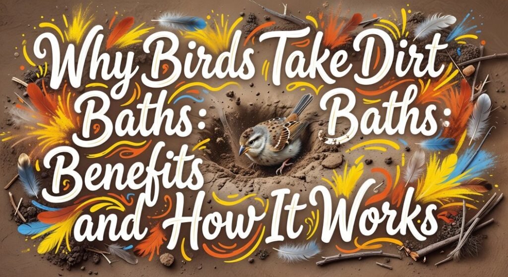 birds take dust baths