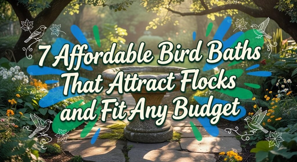 budget friendly bird bath recommendations