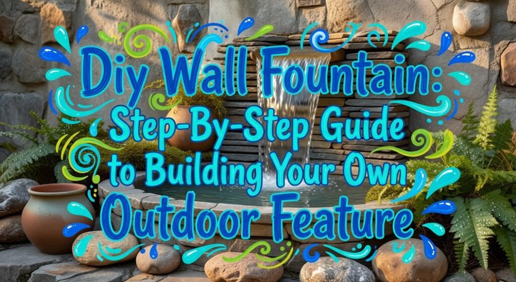 build outdoor fountain