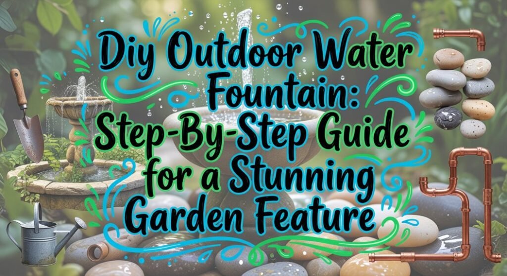 build outdoor fountain guide