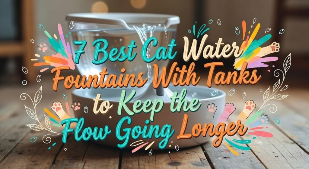 cat water fountain tanks