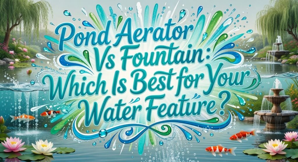 choosing optimal water feature