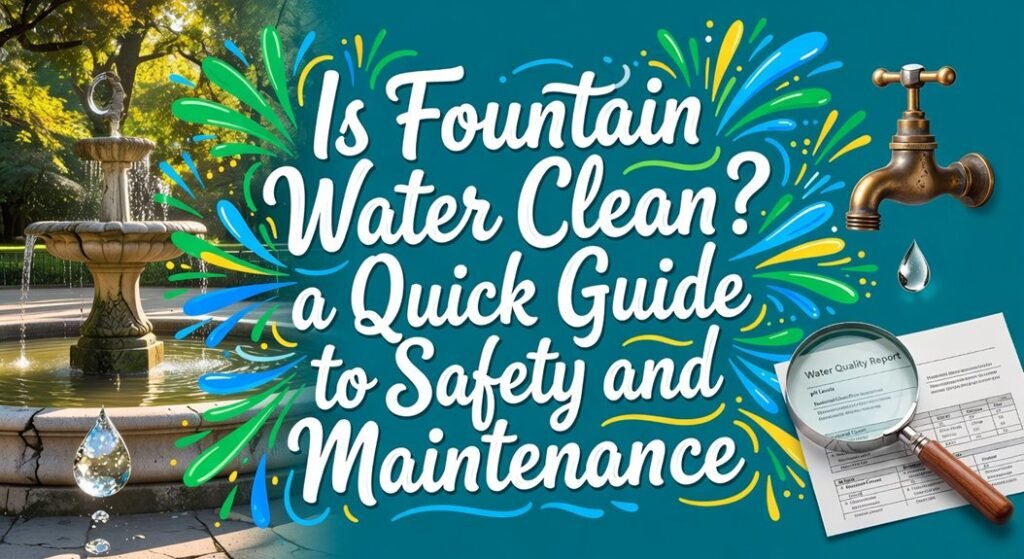 clean fountain water safety guide