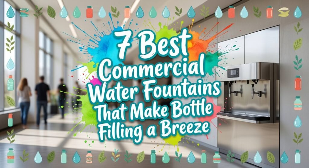 commercial bottle filling fountains