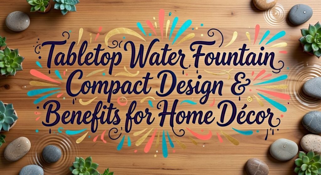 compact home d cor fountain