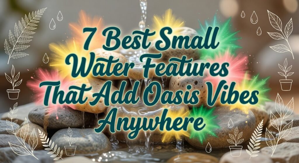 compact water feature ideas