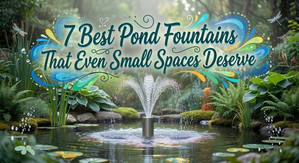 compact water feature recommendations