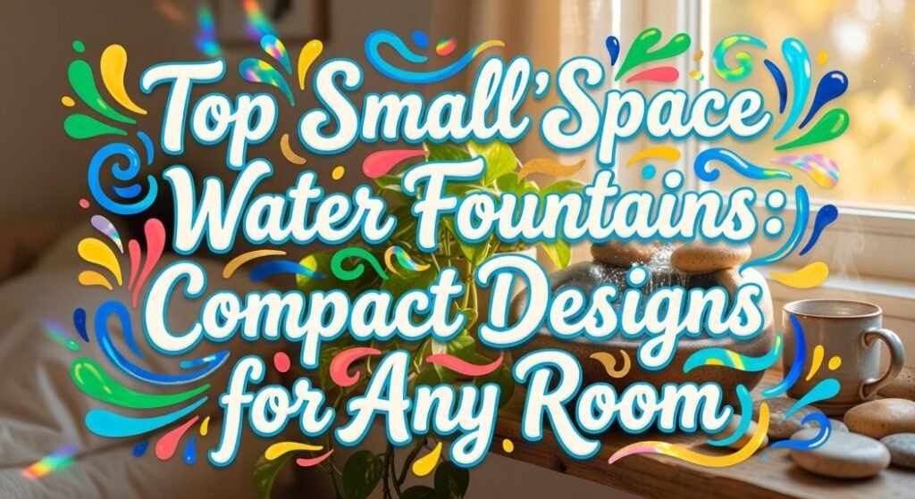 compact water fountains for small spaces