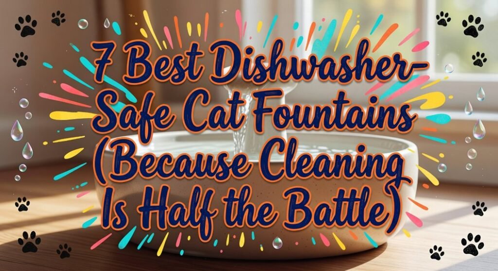 dishwasher safe cat fountain rankings