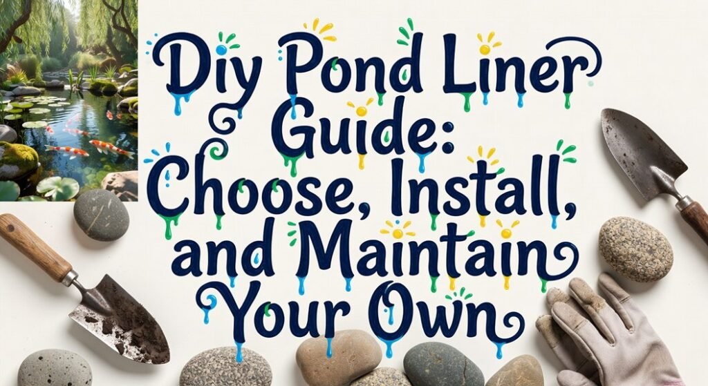 diy pond liner guide