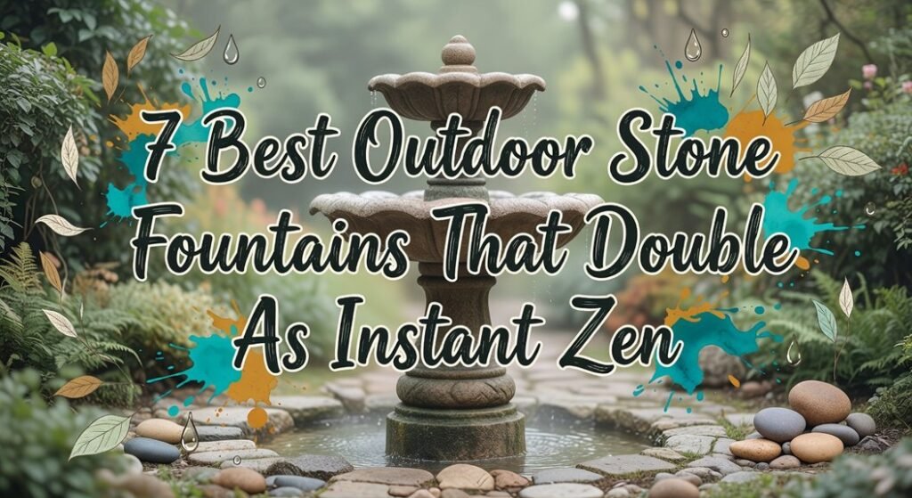 dual purpose zen fountains