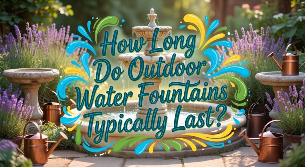 durability of outdoor fountains