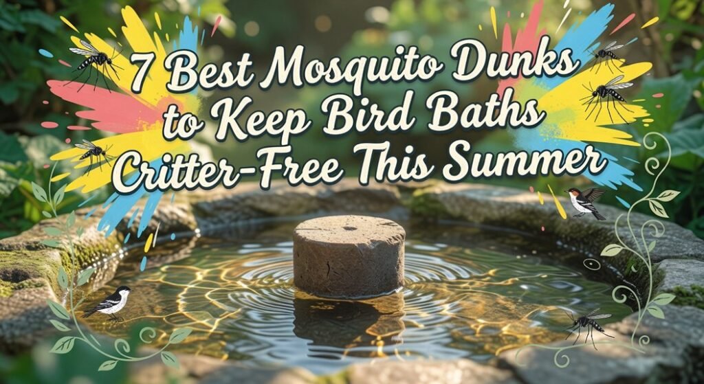 effective bird bath mosquito control