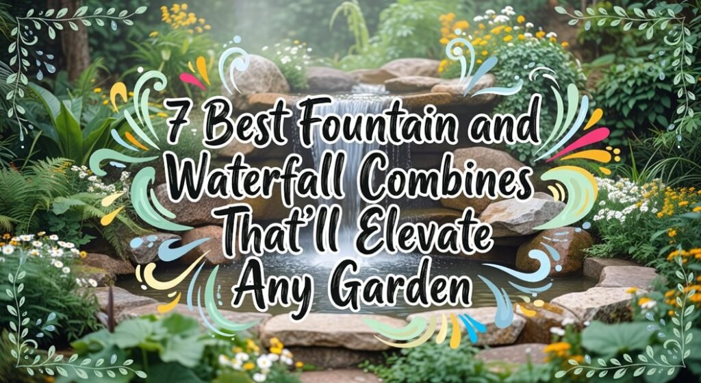 elevating garden with water features