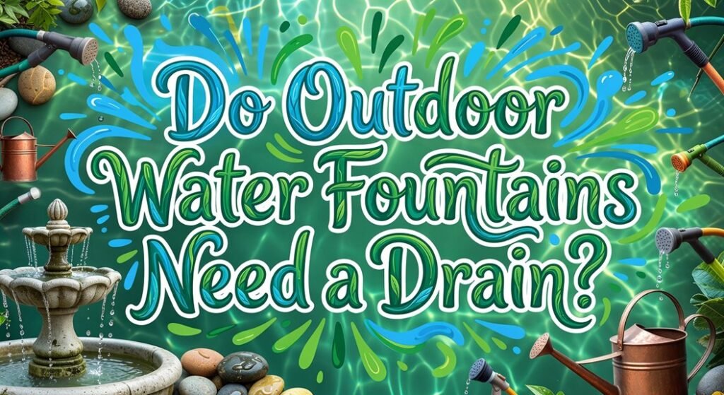 essential drainage requirement question