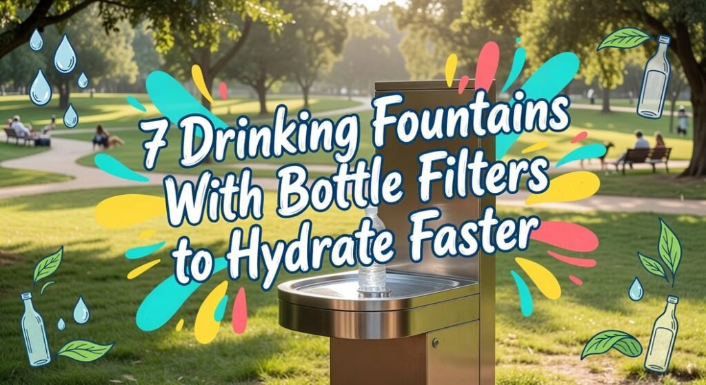 filtered bottle fountain hydration