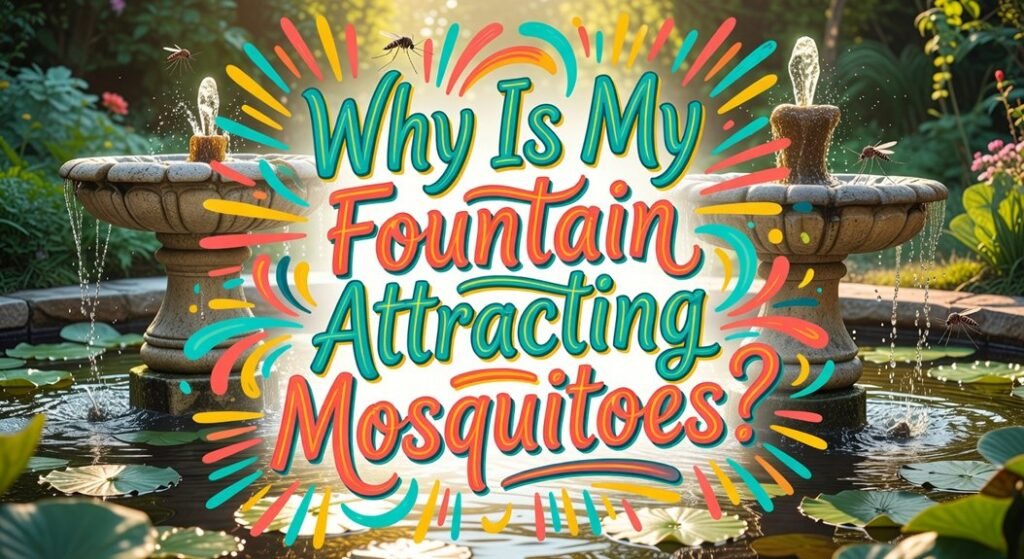fountain attracts mosquitoes