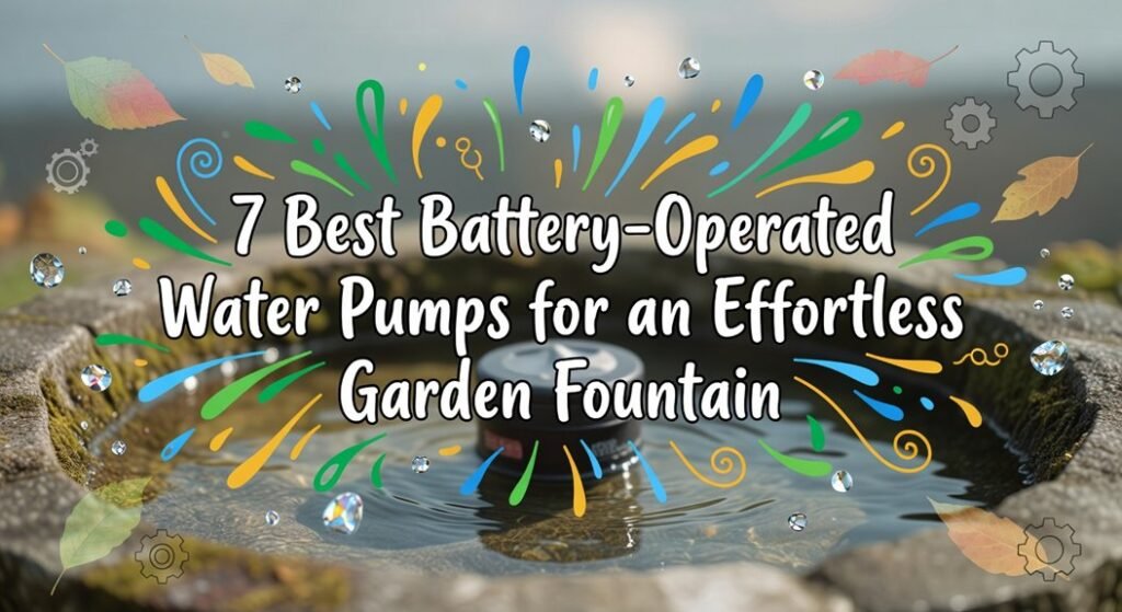 garden fountain battery pumps