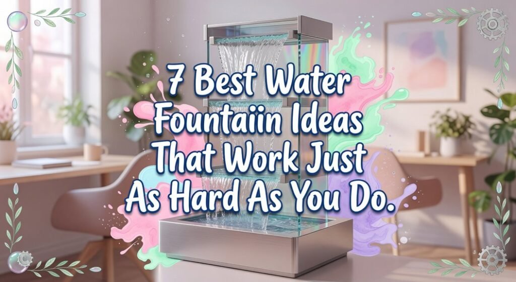 hardworking water fountain ideas