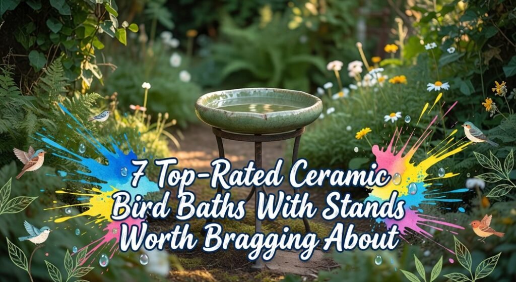 highly rated stand mounted birdbaths