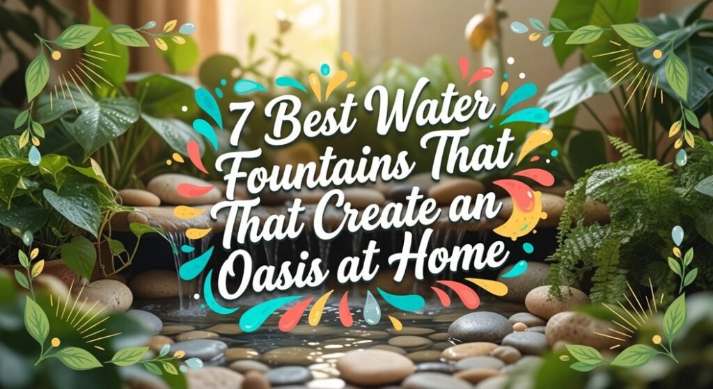 home oasis water features