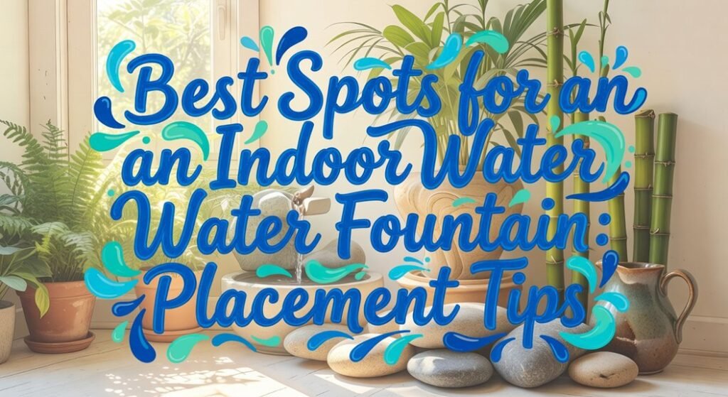 indoor fountain placement guide