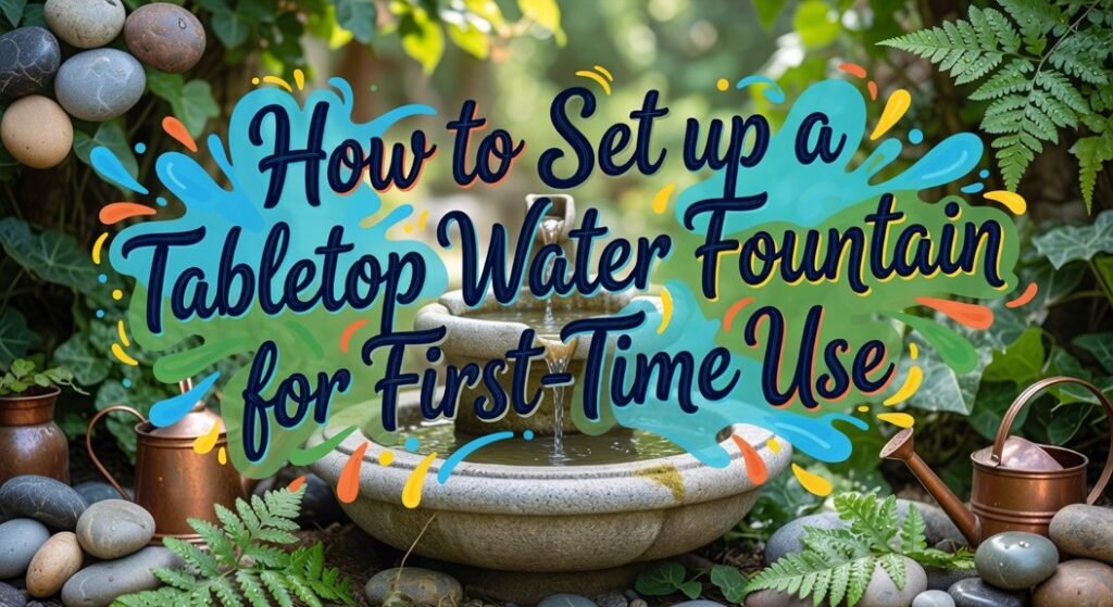 initial fountain setup guide