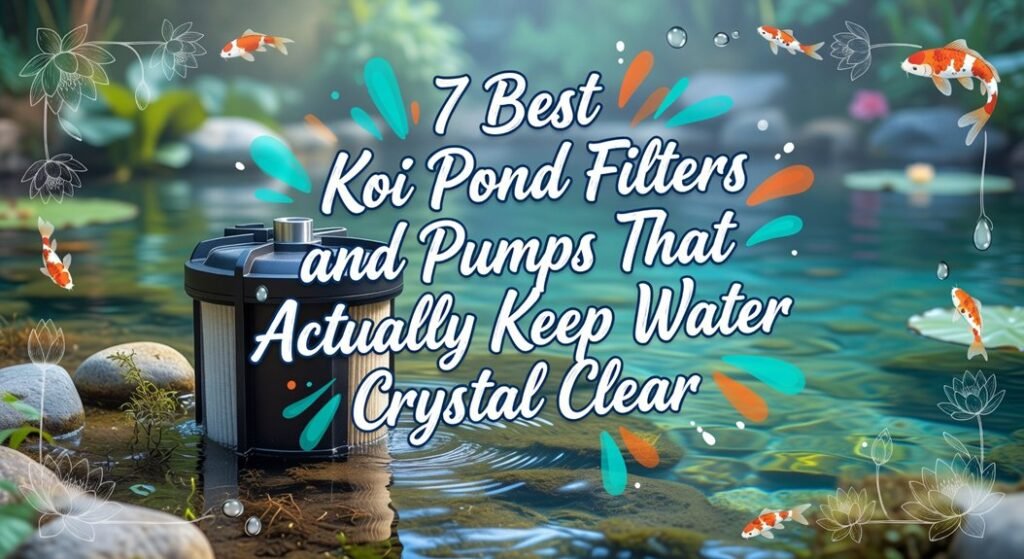 koi pond filtration systems