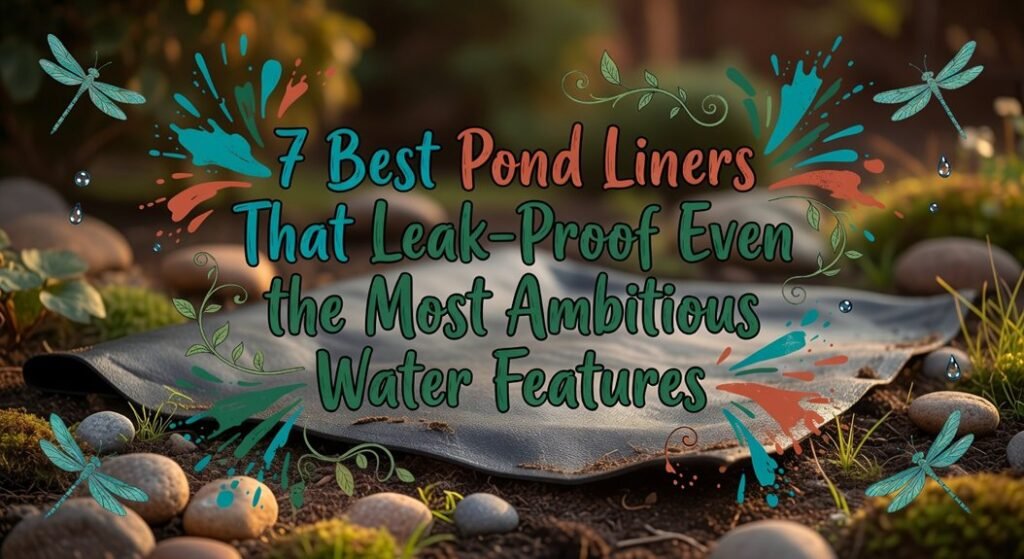 leak proof pond liners