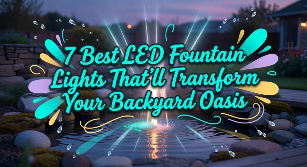 led fountain lights recommendations